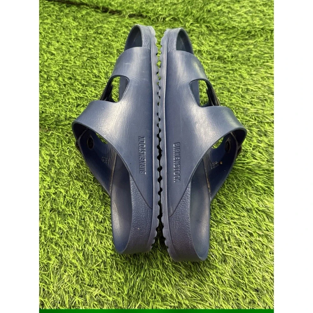 Birkenstock Arizona Essentials EVA Slides Strap Sandals Navy 41 Women's 10 Men 8
